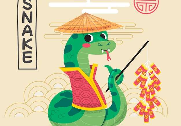 Hình vẽ vector Minh họa động vật hoàng đạo Trung Quốc