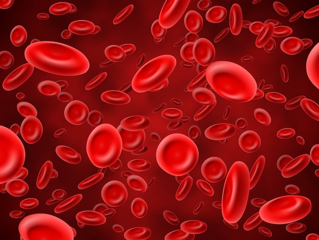 Hình vector Nền tế bào hồng cầu