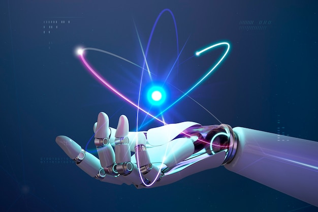 Vector Nền năng lượng hạt nhân Ai, sự đổi mới trong tương lai của công nghệ đột phá