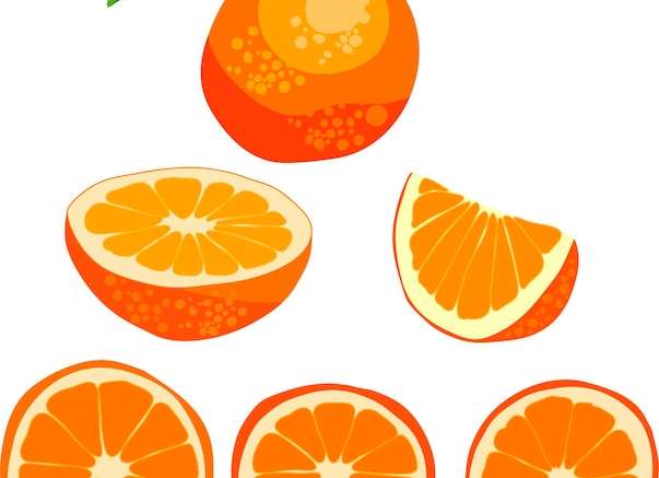 Hình ảnh vector Hình minh họa trái cây cho poster trang trí, biểu tượng sản phẩm tự nhiên, chợ nông sản.