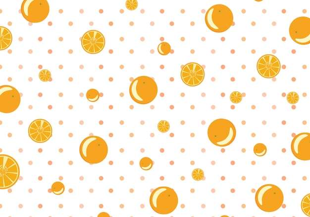 Hình ảnh vector Nền hoa văn màu cam