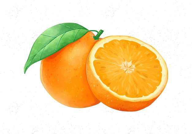 Hình ảnh vector Nền màu nước cam