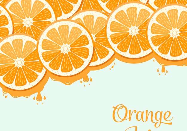 Hình ảnh vector thiết kế nước cam