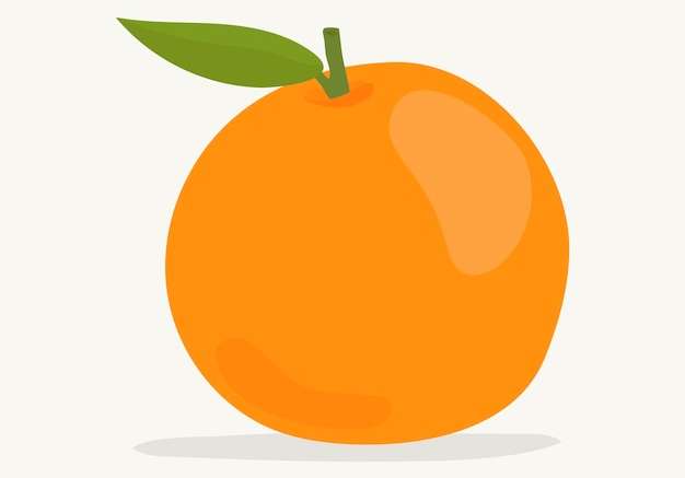 Hình ảnh vector Vẽ tay minh họa màu cam đầy màu sắc